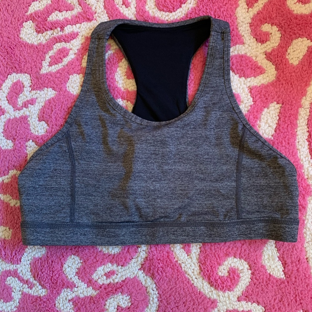 Senita Athletics Hideaway Sports Bra Grey XL